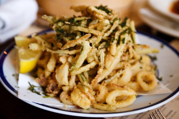 Fried Calamari & Zucchini (SF)